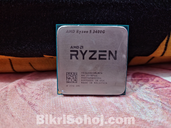 AMD Ryzen 5 3400G Processor with Radeon RX Vega 11 Graphics